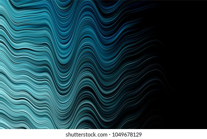 Dark BLUE vector template with lava shapes. An elegant bright illustration with gradient. Marble design for your web site.