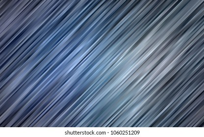 Dark BLUE vector template with lava shapes. A sample with blurred bubble shapes. A completely new template for your business design.
