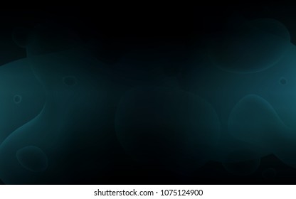 Dark BLUE vector template with lava shapes. Brand-new colored illustration in memphis style with gradient. Memphis style for your business design.
