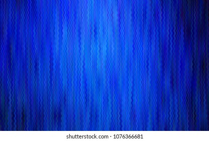 Dark BLUE vector template with lava shapes. Blurred geometric sample with gradient bubbles.  A completely new memphis design for your business.