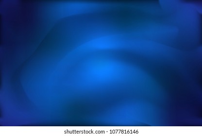 Dark BLUE vector template with lava shapes. Brand-new colored illustration in marble style with gradient. Marble style for your business design.