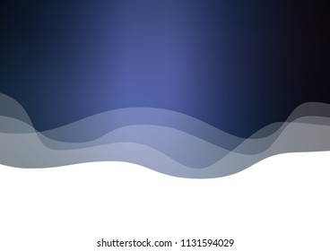Dark BLUE vector template with lava shapes. A completely new color illustration in marble style. The template for cell phone backgrounds.
