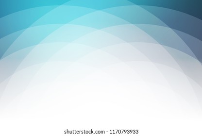 Dark BLUE vector template with lava shapes. A vague circumflex abstract illustration with gradient. The best blurred design for your business.