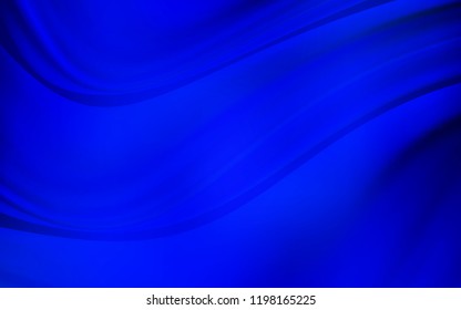 Dark BLUE vector template with lava shapes. A completely new color illustration in marble style. The best blurred design for your business.
