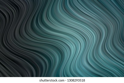 Dark BLUE vector template with lava shapes. A sample with blurred bubble shapes. A completely new template for your business design.