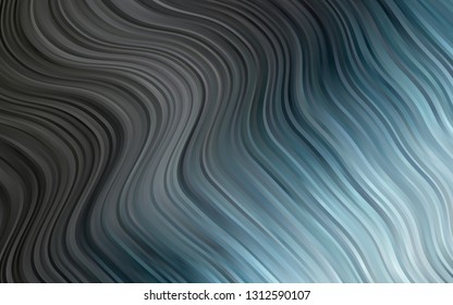 Dark BLUE vector template with lava shapes. Blurred geometric sample with gradient bubbles.  New composition for your brand book.