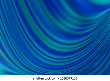Dark BLUE vector template with lava shapes. Creative illustration in halftone marble style with gradient. A completely new marble design for your business.