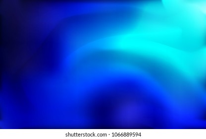 Dark BLUE vector template with lines, ovals. Modern gradient abstract illustration with bandy lines. Pattern for your business design.