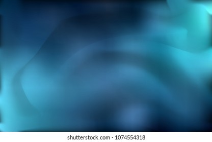 Dark BLUE vector template with lines, ovals. A vague circumflex abstract illustration with gradient. A completely new memphis design for your business.