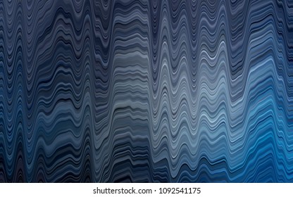 Dark BLUE vector template with lines, ovals. Brand-new colored illustration in marble style with gradient. Marble style for your business design.