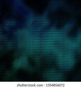 Dark BLUE vector template with lines. Modern abstract illustration with colorful lines. Pattern for booklets, leaflets.