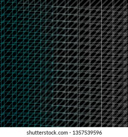 Dark BLUE vector template with lines. Colorful gradient illustration with abstract flat lines. Template for your UI design.