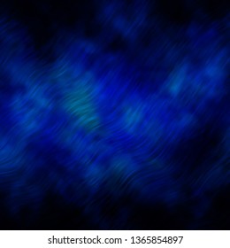 Dark BLUE vector template with lines. Colorful illustration in circular style with lines. Design for your business promotion.