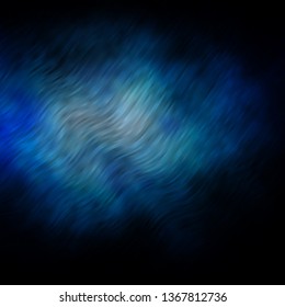 Dark BLUE vector template with lines. Gradient illustration in simple style with bows. Pattern for websites, landing pages.