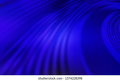 Dark BLUE vector template with lines. Colorful abstract illustration with gradient lines. A new texture for your  ad, booklets, leaflets.