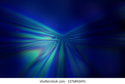 Dark BLUE vector template with lines. Colorful illustration in simple style with gradient. Elegant pattern for a brand book.