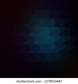 Dark BLUE vector template with lines. Repeated lines on abstract background with gradient. Template for your UI design.