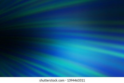Dark BLUE vector template with lines. Colorful illustration in abstract style with gradient. A completely new template for your design.