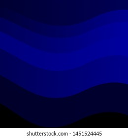 Dark BLUE vector template with lines. Colorful illustration, which consists of curves. Pattern for websites, landing pages.