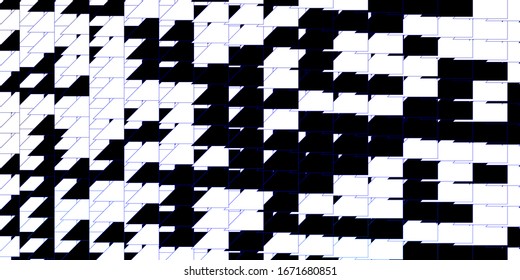 Dark BLUE vector template with lines. Modern abstract illustration with colorful lines. Pattern for websites, landing pages.