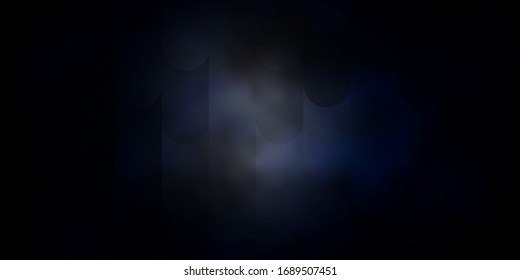 Dark BLUE vector template with lines. Gradient abstract design in simple style with sharp lines. Pattern for ads, commercials.