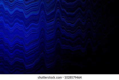 Dark BLUE vector template with liquid shapes. Colorful illustration in abstract marble style with gradient. New composition for your brand book.