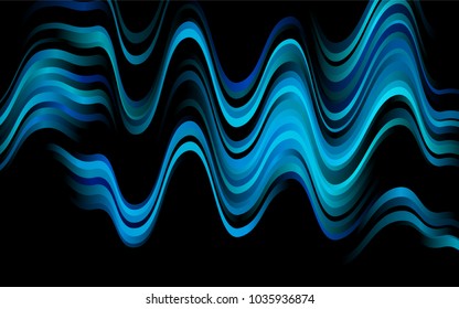 Dark BLUE vector template with liquid shapes. A completely new color illustration in marble style. Marble design for your web site.