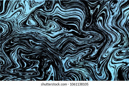 Dark BLUE vector template with liquid shapes. Colorful illustration in abstract marble style with gradient. The best blurred design for your business.