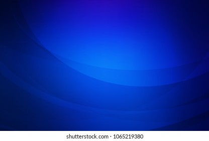 Dark BLUE vector template with liquid shapes. A sample with blurred bubble shapes. Marble design for your web site.