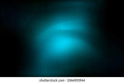 Dark BLUE vector template with liquid shapes. Glitter abstract illustration with wry lines. A new texture for your  ad, booklets, leaflets.