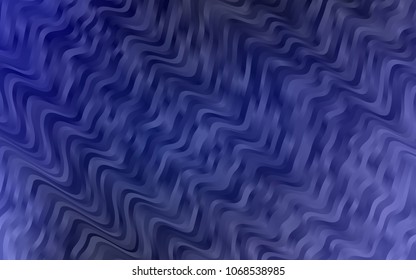 Dark BLUE vector template with liquid shapes. Blurred geometric sample with gradient bubbles.  Brand-new design for your ads, poster, banner.