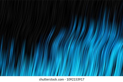 Dark BLUE vector template with liquid shapes. A completely new color illustration in marble style. The best blurred design for your business.