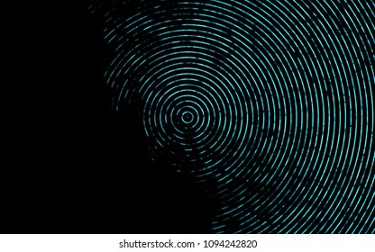 Dark BLUE vector template with liquid shapes. Creative geometric illustration in marble style with gradient. New composition for your brand book.