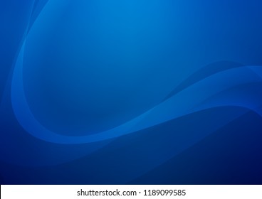 Dark BLUE vector template with liquid shapes. Geometric illustration in marble style with gradient.  Brand new design for your ads, poster, banner.