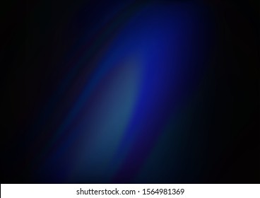 Dark BLUE vector template with liquid shapes. Geometric illustration in marble style with gradient.  Pattern for your business design.