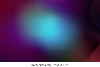 Dark BLUE vector template with liquid shapes. Creative illustration in halftone marble style with gradient. Marble design for your web site.