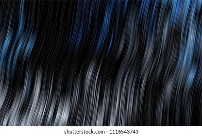 Dark BLUE vector template with marble lines. A vague circumflex abstract illustration with gradient. New composition for your brand book.