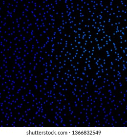 Dark BLUE vector template with neon stars. Colorful illustration in abstract style with gradient stars. Pattern for wrapping gifts.