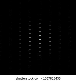 Dark BLUE vector template with neon stars. Shining colorful illustration with small and big stars. Theme for cell phones.