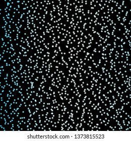 Dark BLUE vector template with neon stars. Colorful illustration in abstract style with gradient stars. Best design for your ad, poster, banner.