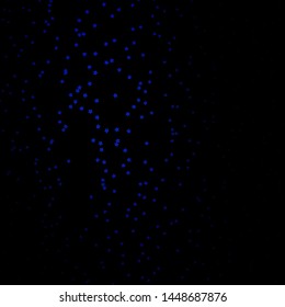 Dark BLUE vector template with neon stars. Colorful illustration with abstract gradient stars. Pattern for websites, landing pages.