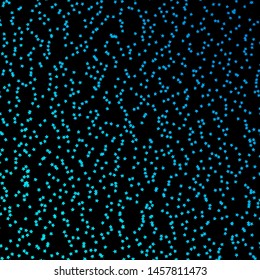 Dark BLUE vector template with neon stars. Decorative illustration with stars on abstract template. Theme for cell phones.