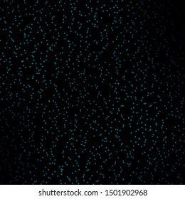 Dark BLUE vector template with neon stars. Decorative illustration with stars on abstract template. Design for your business promotion.