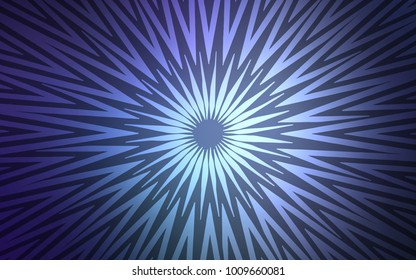 Dark BLUE vector template with repeated sticks. Modern geometrical abstract illustration with staves. Template for your beautiful backgrounds.