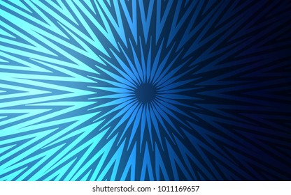 Dark BLUE vector template with repeated sticks. Modern geometrical abstract illustration with staves. Template for your beautiful backgrounds.