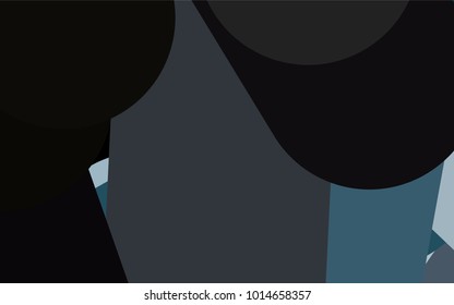 Dark BLUE vector template with repeated sticks. Shining colored illustration with rounded stripes. The template can be used as a background.