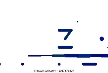 Dark BLUE vector template with repeated sticks. Blurred decorative design in simple style with lines. The pattern can be used as ads, poster, banner for medicine.