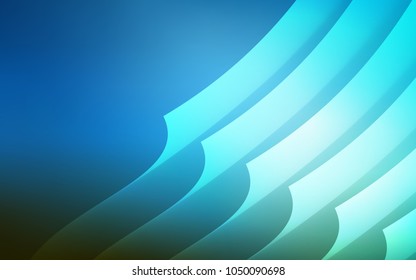 Dark BLUE vector template with repeated sticks. Modern geometrical abstract illustration with Lines. Smart design for your business advert.