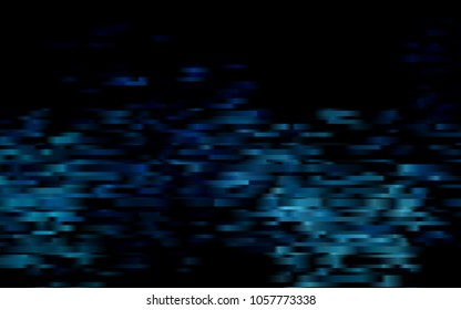 Dark BLUE vector template with repeated sticks. Glitter abstract illustration with colored sticks. The template can be used as a background.