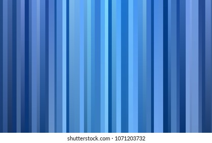 Dark BLUE vector template with repeated sticks. Lines on blurred abstract background with gradient. Smart design for your business advert.